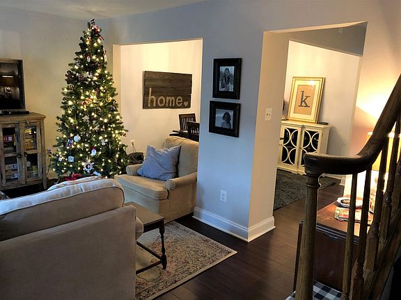 View from inside front door