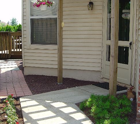Front Door and Walk Way