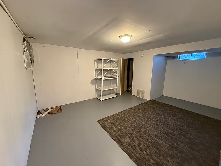 storage area in basement