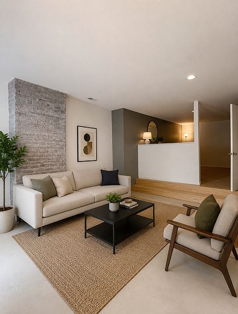 AI generated image to highlight space with furniture