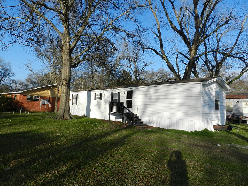 Exterior on shaded lot
