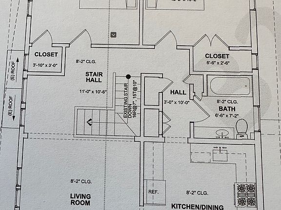 Floor plan of apartment