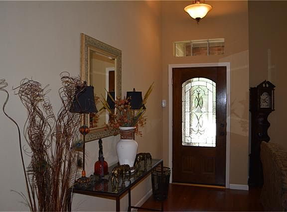 Leaded glass front door