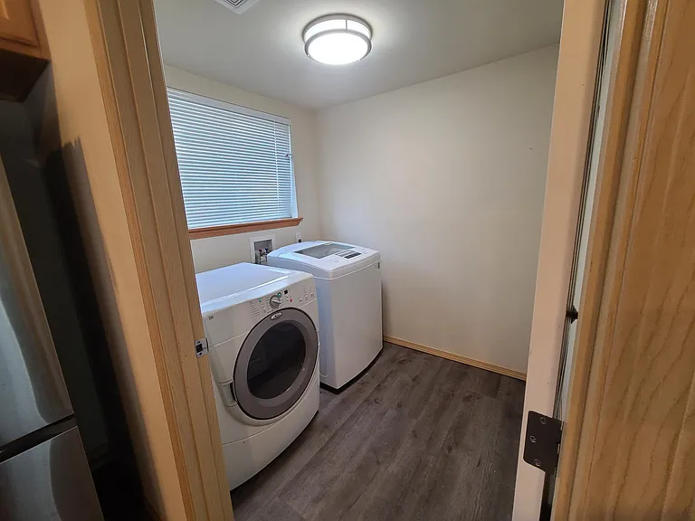 Laundry room.