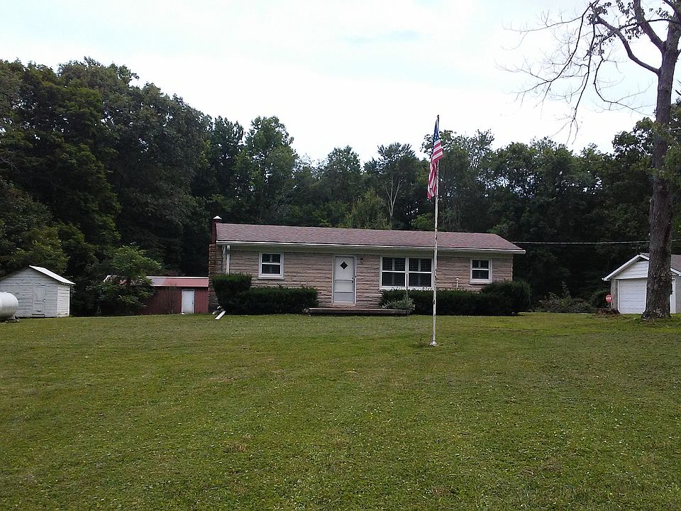 Front view showing all out buildings