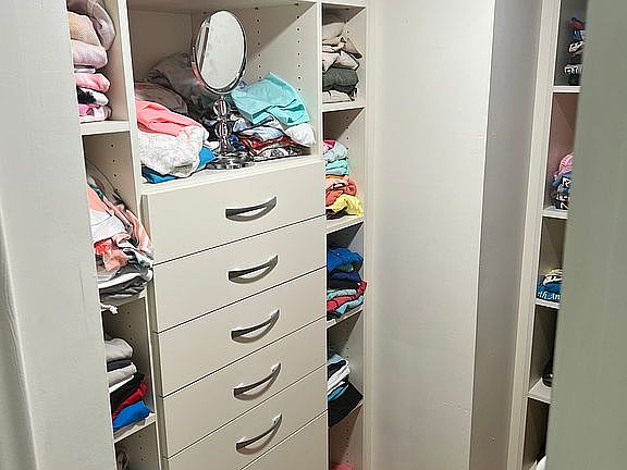 Newly remodeled closets