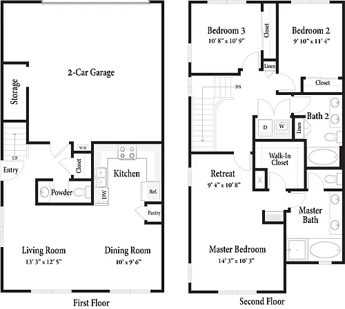 Floor plan The Homes - Plan 2