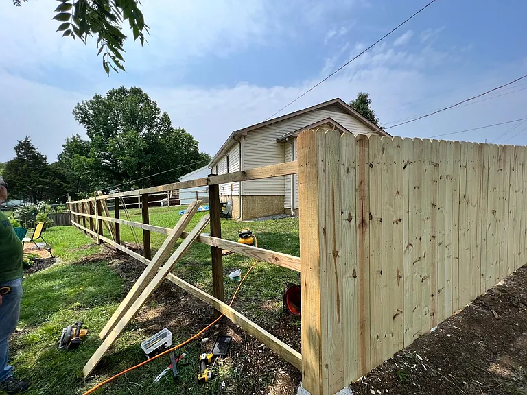 All new privacy fenced backyard