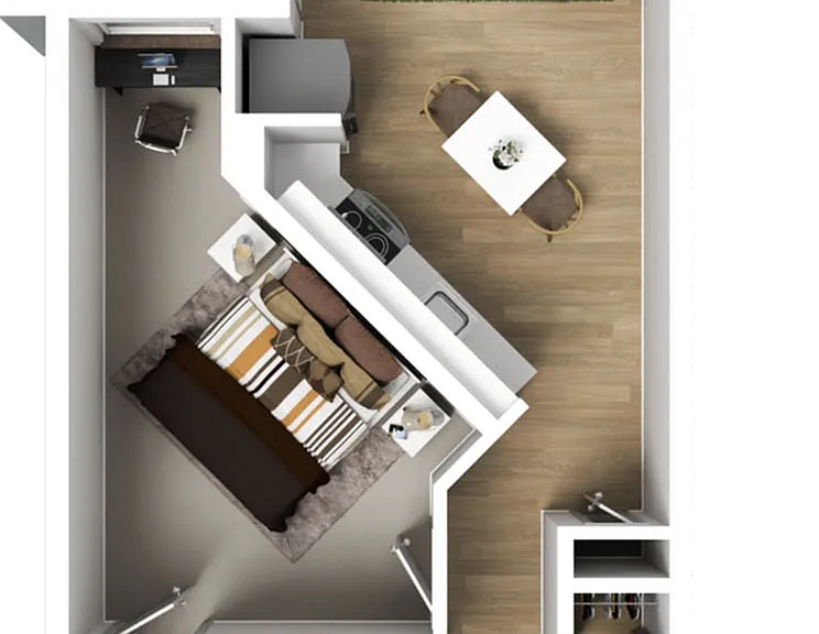 1 Bedroom Type C 1 Bedroom Type C
