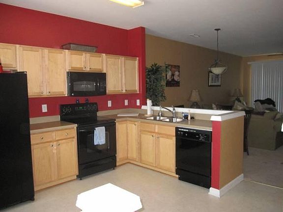 Modern black appliances