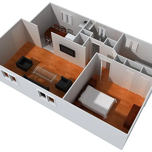 Floor plan 2 BD
