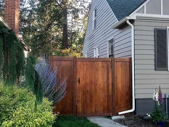 Side View, New Fence.