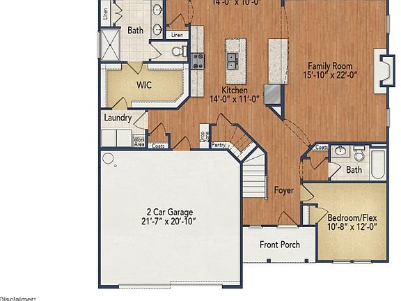 680 Lilac- First Floor Elevation