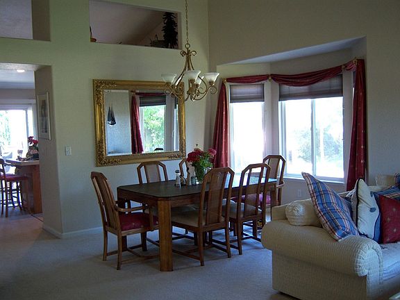 Dining Room w/Bay Window view to yard