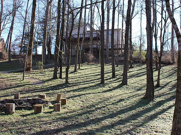 From lower back yard