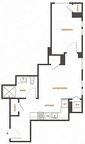 Floor plan 1-E