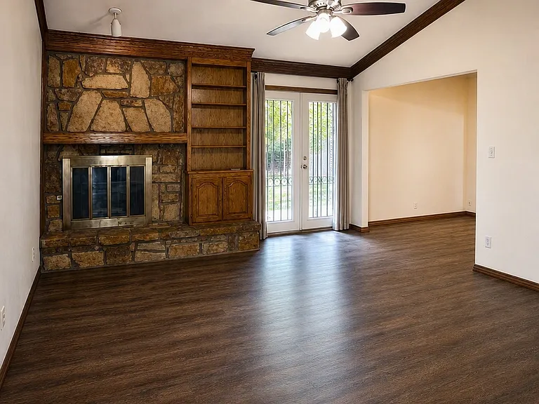 Living Room with Fireplace