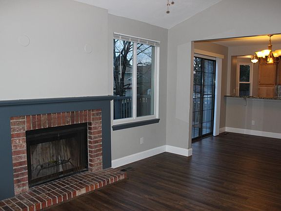 Fireplace in family room