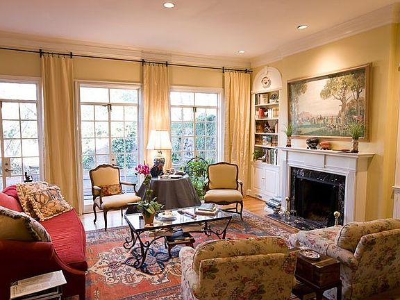 FORMAL LIVING ROOM IS GRACIOUS & WARM