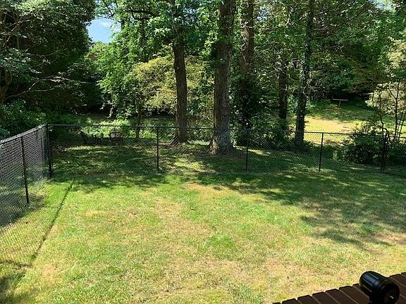 Backyard fenced-in area