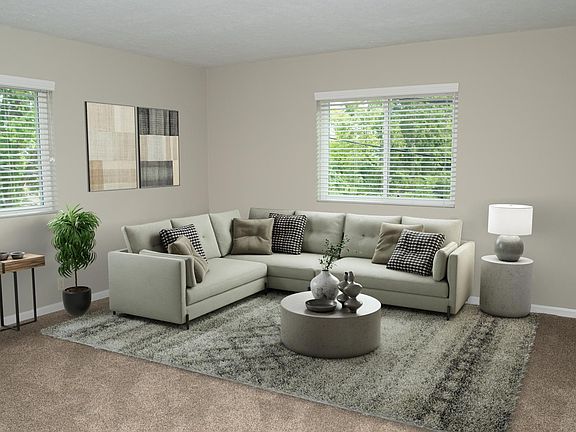 Spacious living room.