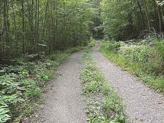 Gravel Rd. through lot.