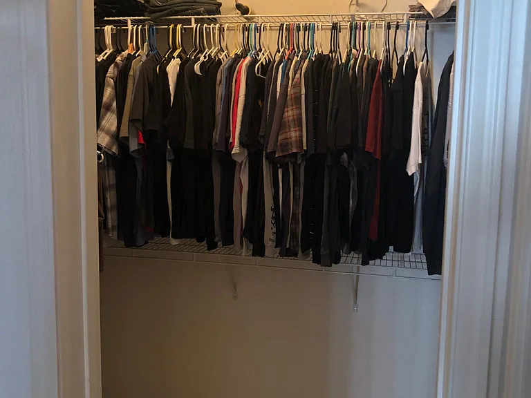 Master walk in closet