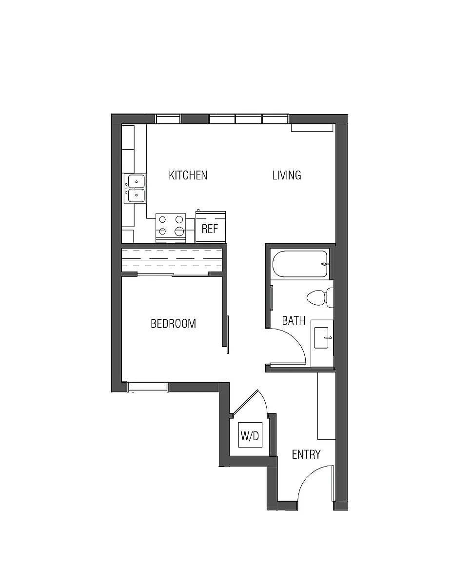 Floor plan 1X1 - A5