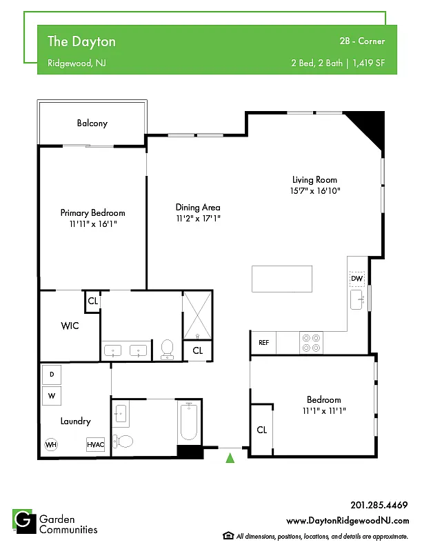 Floor plan $4.39/sq.ft. - 2B