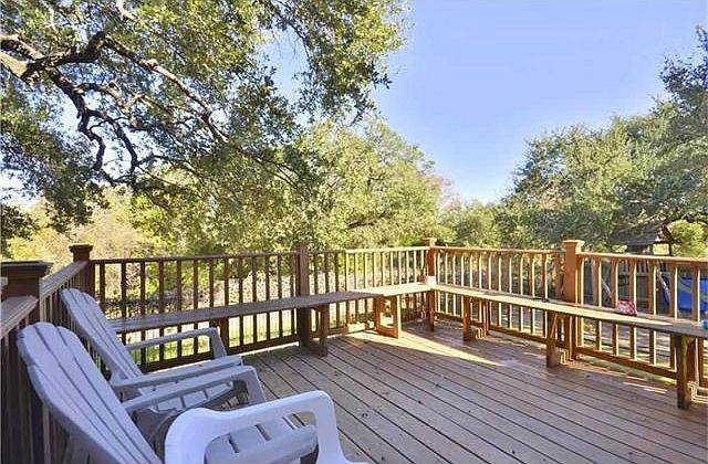 Back Deck over-looking back yard and greenbelt