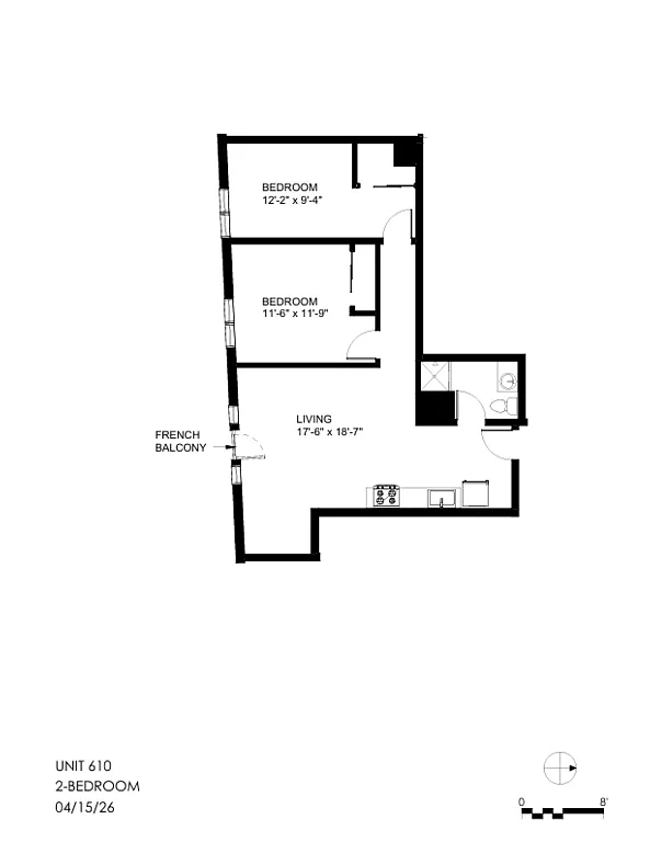 2 bed, 1.0 bath, $2,460 — Photo 3