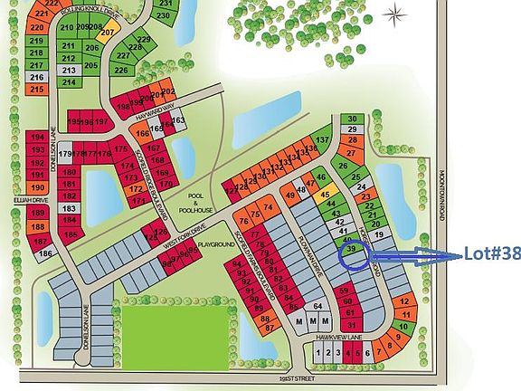 Community Layout (Rental property is on Lot# 38)