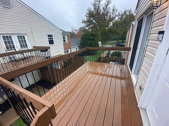 Large private deck