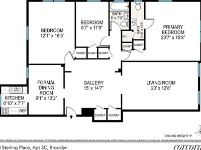 960 Sterling Pl APT 3C, Brooklyn, NY, 11213