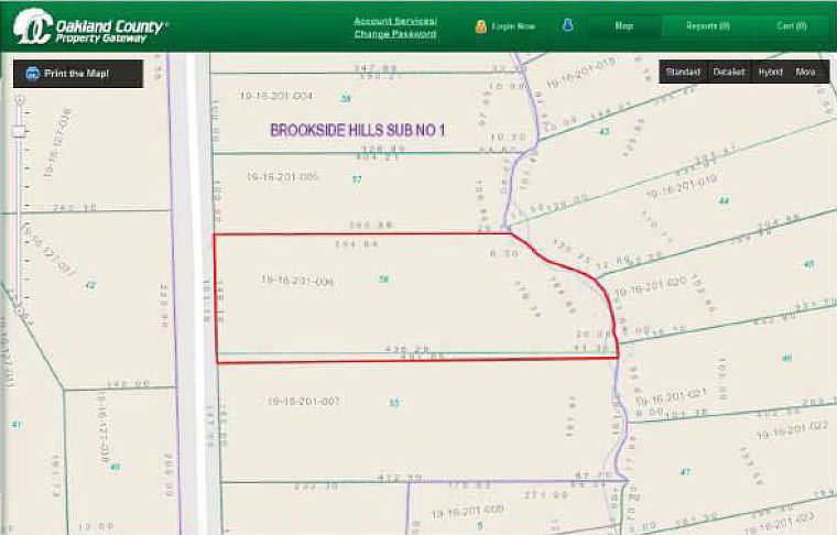 Brookside Hills Subdivision