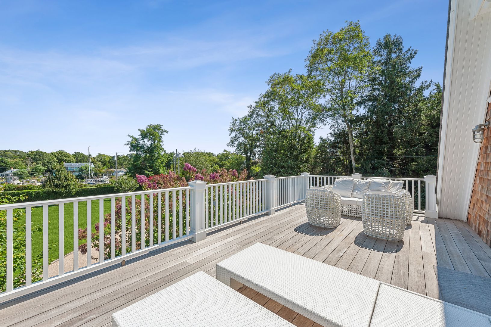 Deckk overlooking Marina