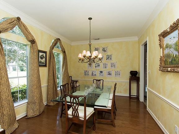 Formal Dining Room to the Left of the entrance.