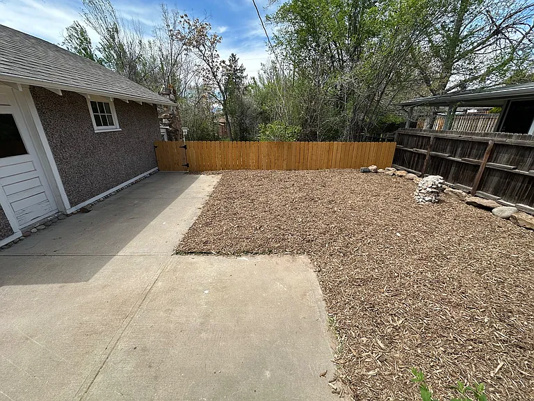 Fully Fenced Backyard and Patio