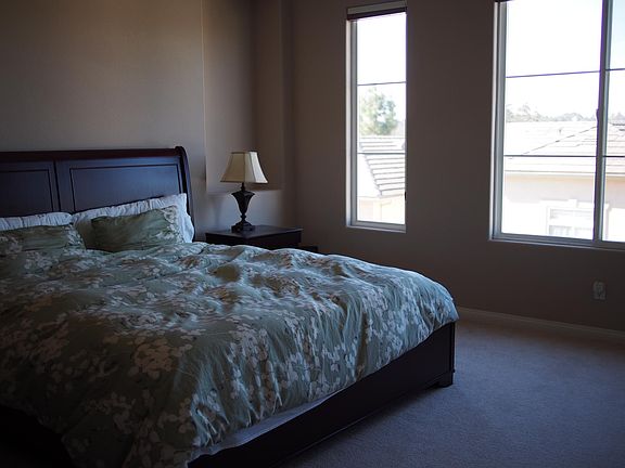 Master bedroom with ample space for king bed