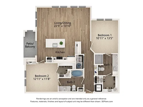 Floor plan Osbourne alt.1