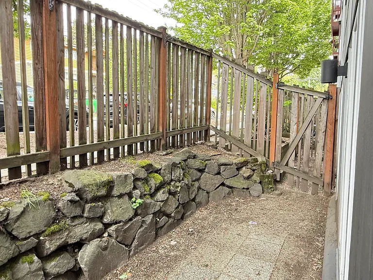 Private patio