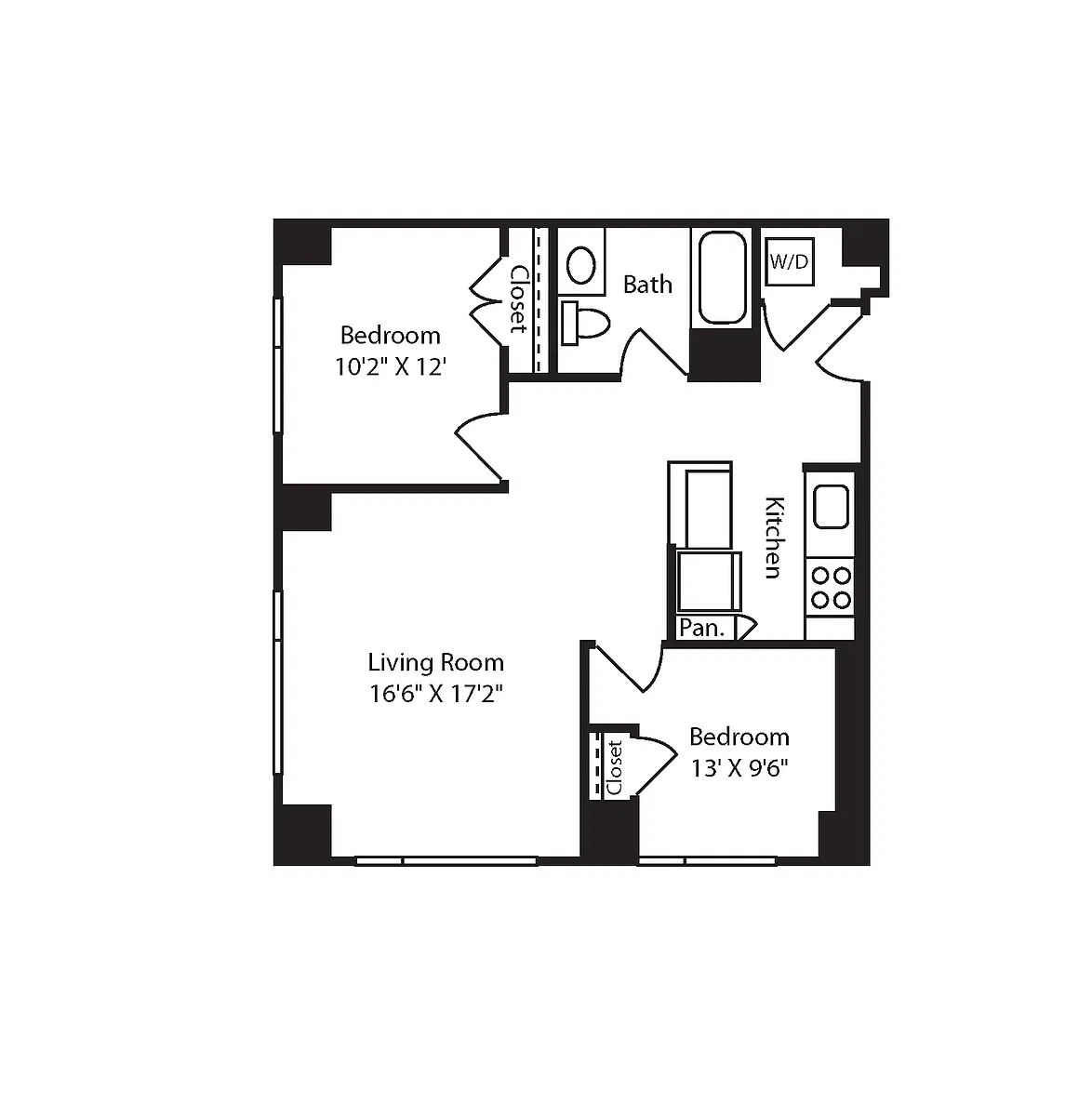 Floor plan B02R