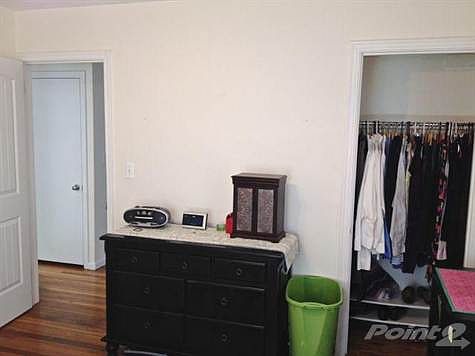 Larger, first floor bedroom closet