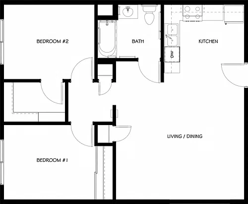 Floor plan 2X1