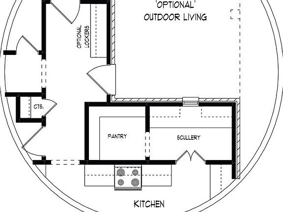 RAVEN Floorplan Optional Scullery