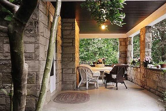 Breezy covered veranda