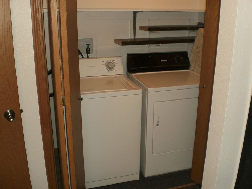Private in-unit laundry