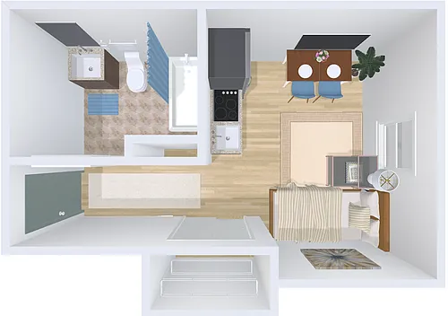Floor plan studio 26