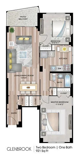 Floor plan Glenbrook