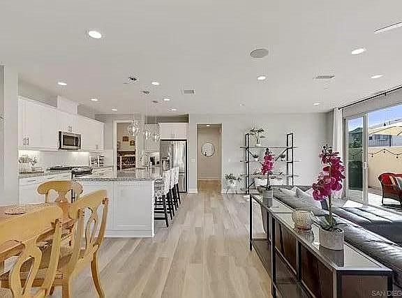 Walking into your new home.